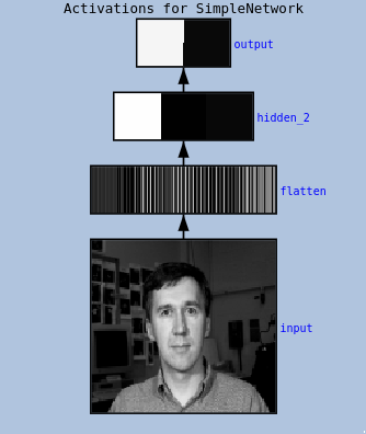 multi-layer neural network with image input